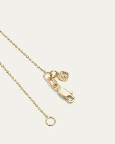 Sydney Evan 14k Gold Tiny Evil Eye Charm Necklace | Thumbnail 4