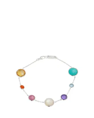 Ippolita 7-Stone Link Bracelet in Sterling Silver | Thumbnail 1 Ippolita 7-Stone Link Bracelet in Sterling Silver | Thumbnail 1
