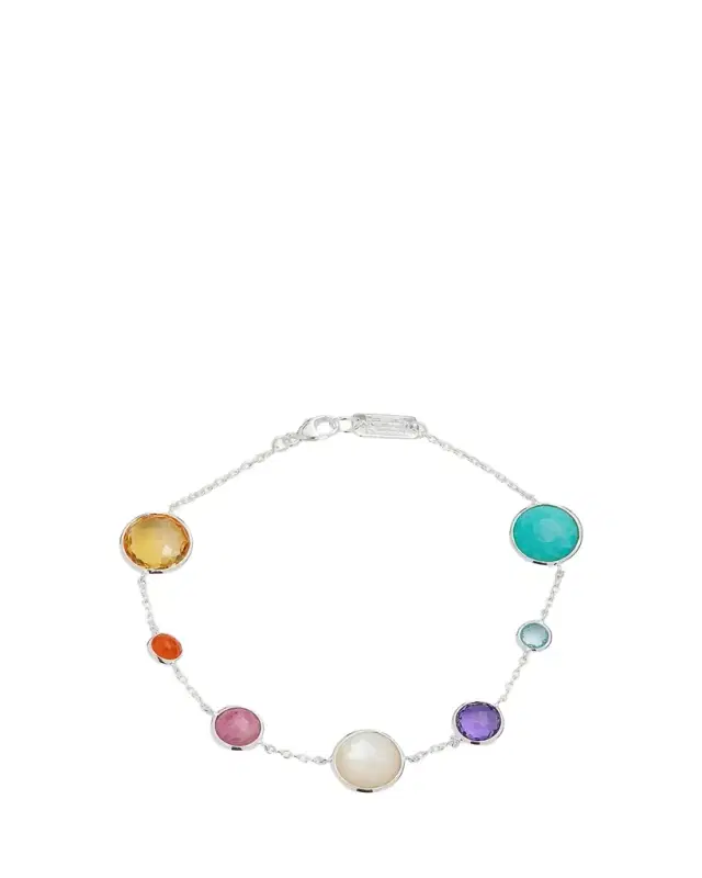 Ippolita 7-Stone Link Bracelet in Sterling Silver