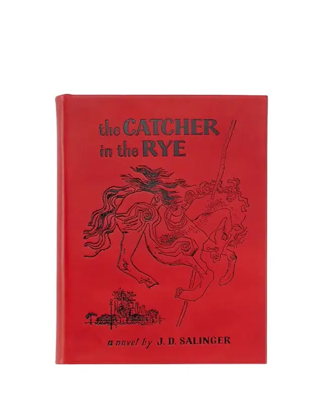 "The Catcher in the Rye" Leather Bound Book by J. D. Salinger