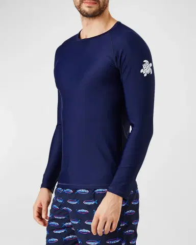 Vilebrequin Men's Crewneck Surf Shirt | Thumbnail 9