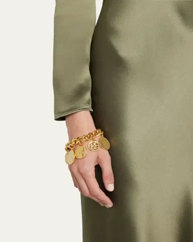 ben-amun Chain-Link Coin Drop Bracelet | Thumbnail 2 ben-amun Chain-Link Coin Drop Bracelet | Thumbnail 2