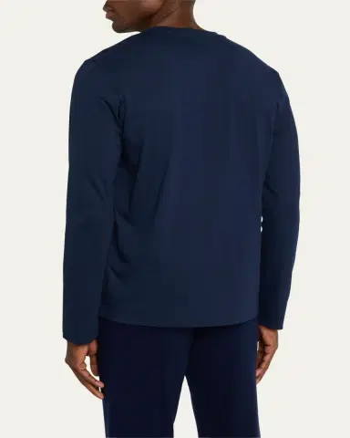 Hanro Men's Living Henley T-Shirt | Thumbnail 7