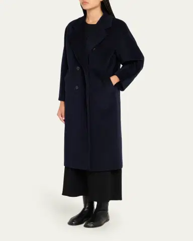 Max Mara Madame Belted Wool/Cashmere Coat | Thumbnail 4