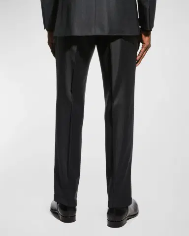 ZEGNA Men's Wool Tic-Weave Suit | Thumbnail 3