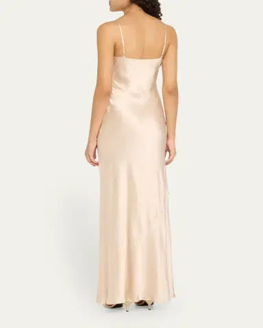 L'Agence Serita Silk Maxi Dress | Thumbnail 6