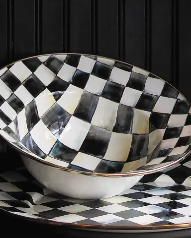 MacKenzie-Childs Courtly Check Serving Bowl | Thumbnail 2