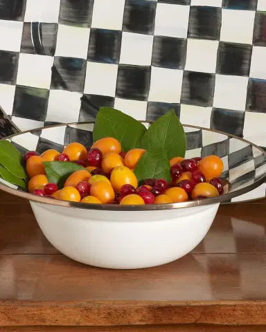 MacKenzie-Childs Courtly Check Serving Bowl | Thumbnail 3