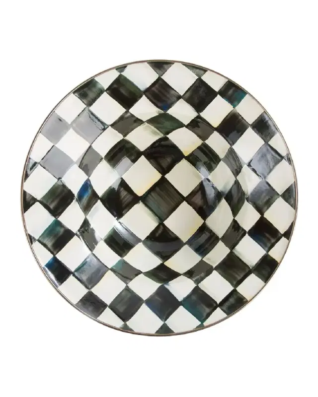 MacKenzie-Childs Courtly Check Serving Bowl