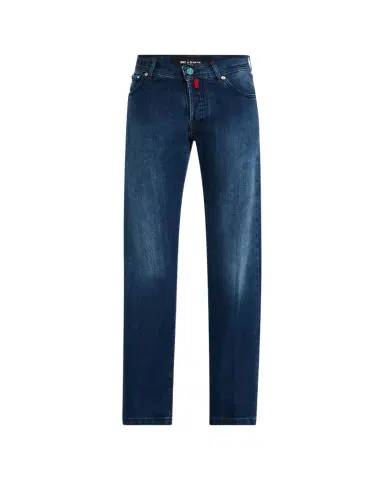 Kiton Men's Dark-Wash Denim Jeans | Thumbnail 1