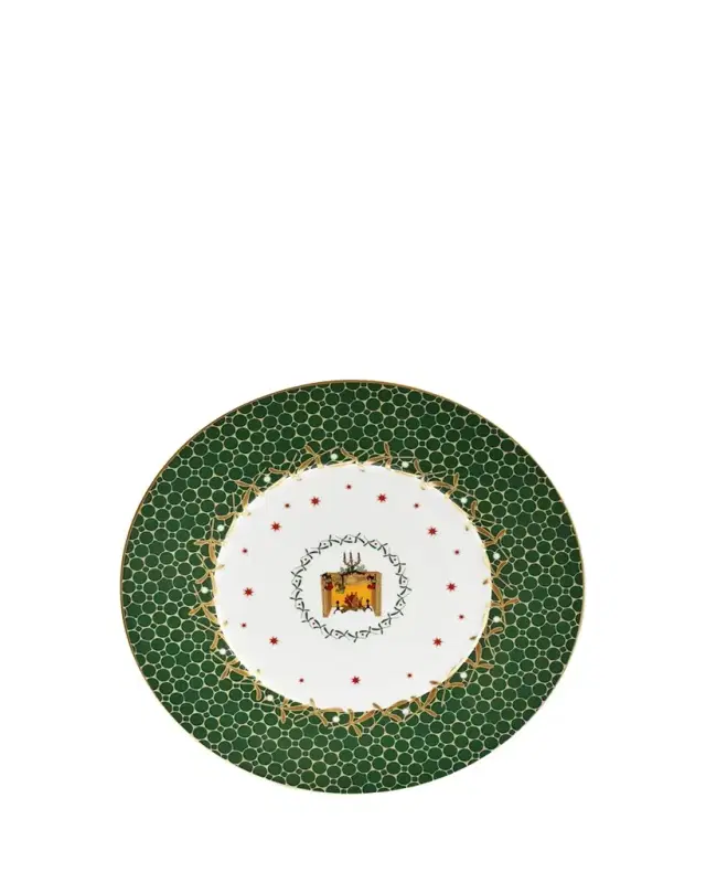 Green Fire Salad Plate