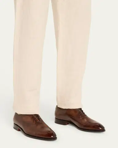 Bontoni Men's Vittorio Reverse Stitch Cap-Toe Oxfords | Thumbnail 2