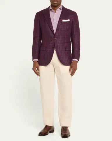 Bontoni Men's Vittorio Reverse Stitch Cap-Toe Oxfords | Thumbnail 3