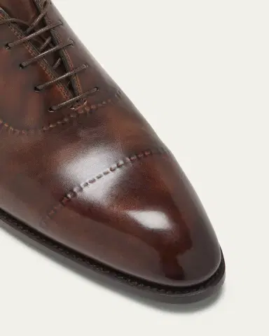 Bontoni Men's Vittorio Reverse Stitch Cap-Toe Oxfords | Thumbnail 5