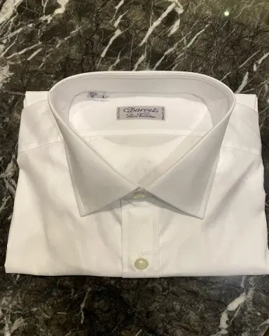 Charvet Men's Slim Darted French-Cuff Poplin Dress Shirt | Thumbnail 1