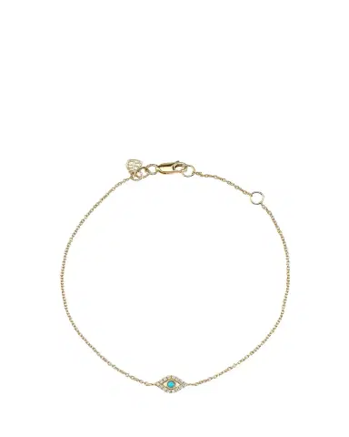 Sydney Evan Small Diamond Evil Eye Bracelet | Thumbnail 1 Sydney Evan Small Diamond Evil Eye Bracelet | Thumbnail 1