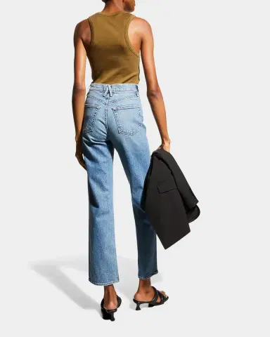 SLVRLAKE London High-Rise Straight-Leg Jeans | Thumbnail 3