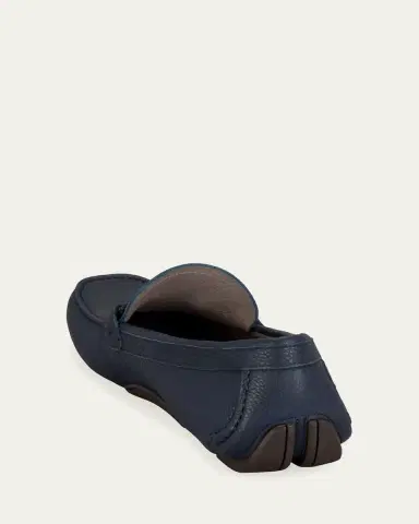 Ferragamo Men's Front 4 Leather Drivers | Thumbnail 8 Ferragamo Men's Front 4 Leather Drivers | Thumbnail 8
