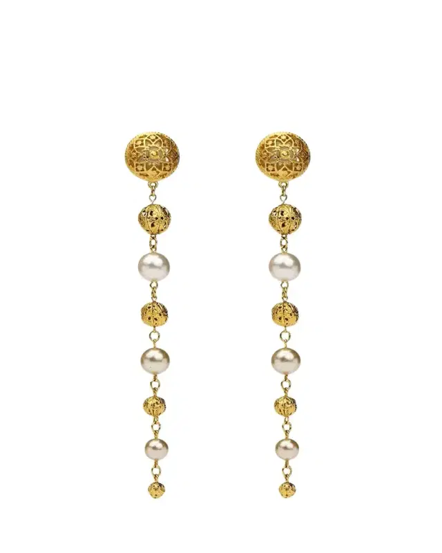 Multi-Drop Dangle Clip Earrings