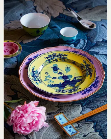 GINORI 1735 Oriente Italiano Cereal Bowl, Pervinca | Thumbnail 5