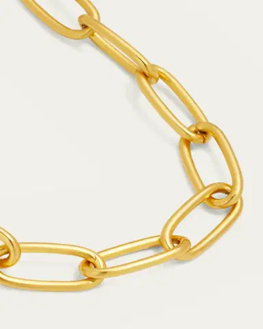 ben-amun Oval-Link Chain Necklace, 18"L | Thumbnail 3 ben-amun Oval-Link Chain Necklace, 18"L | Thumbnail 3