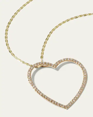 Lana 14K Gold Flawless Heart Necklace | Thumbnail 3