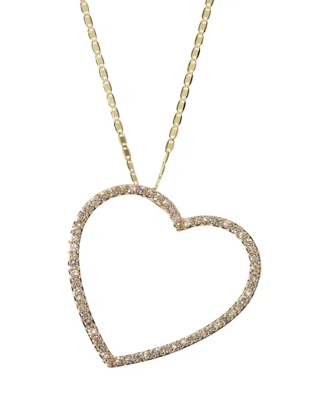 Lana 14K Gold Flawless Heart Necklace