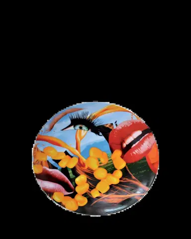 Jeff Koons X Bernardaud Lips Commemorative Plate | Thumbnail 2