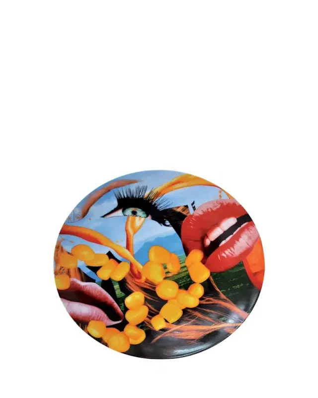 Jeff Koons X Bernardaud Lips Commemorative Plate