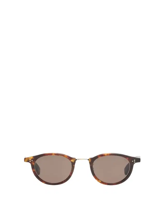 Eyevan Men's 566 Round Acetate Sunglasses