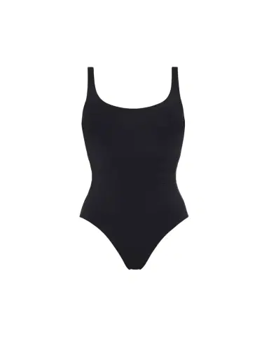 ERES Asia Scoop-Neck One-Piece Swimsuit with Waistband Detail | Thumbnail 1 ERES Asia Scoop-Neck One-Piece Swimsuit with Waistband Detail | Thumbnail 1