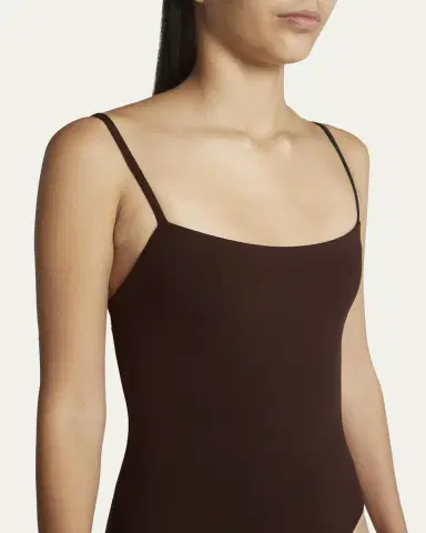 Eres Aquarelle One-Piece Swimsuit with Thin Straps | Thumbnail 12