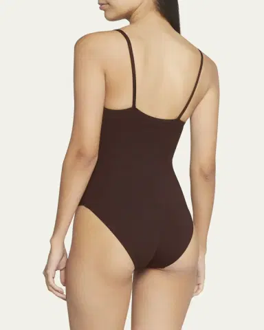 Eres Aquarelle One-Piece Swimsuit with Thin Straps | Thumbnail 10