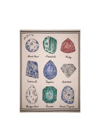 Saved NY Gemstones Throw Blanket, 51" x 71" | Thumbnail 1
