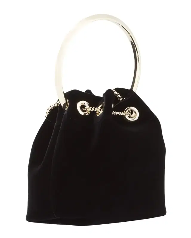 Jimmy Choo Bon Bon Velvet with Metal Handle