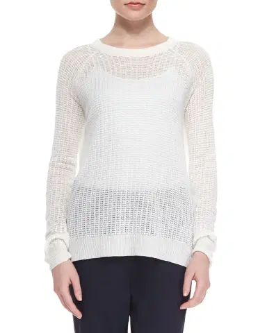 Majestic Filatures Machine Washable Cashmere Crewneck Pullover | Thumbnail 105