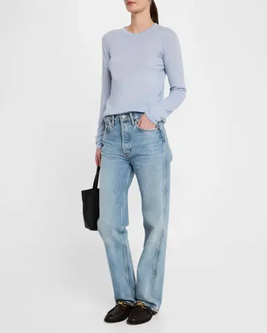 Majestic Filatures Machine Washable Cashmere Crewneck Pullover | Thumbnail 106