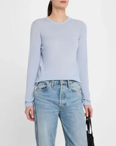 Majestic Filatures Machine Washable Cashmere Crewneck Pullover | Thumbnail 108