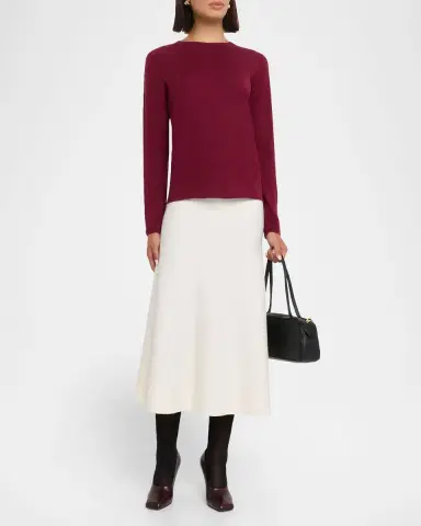 Majestic Filatures Machine Washable Cashmere Crewneck Pullover | Thumbnail 34