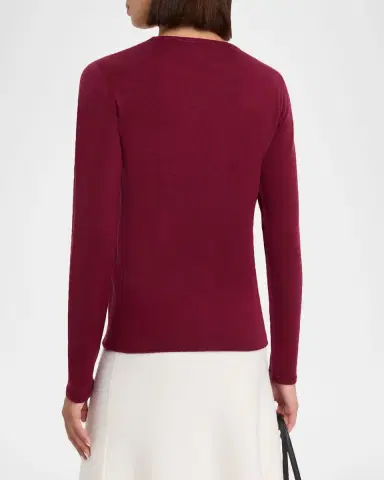 Majestic Filatures Machine Washable Cashmere Crewneck Pullover | Thumbnail 35
