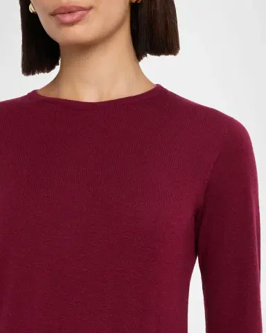 Majestic Filatures Machine Washable Cashmere Crewneck Pullover | Thumbnail 37