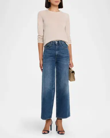 Majestic Filatures Machine Washable Cashmere Crewneck Pullover | Thumbnail 38