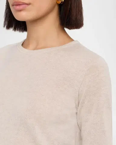 Majestic Filatures Machine Washable Cashmere Crewneck Pullover | Thumbnail 41