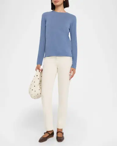 Majestic Filatures Machine Washable Cashmere Crewneck Pullover | Thumbnail 42
