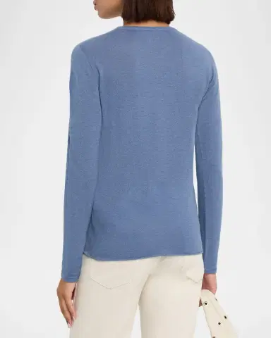 Majestic Filatures Machine Washable Cashmere Crewneck Pullover | Thumbnail 43