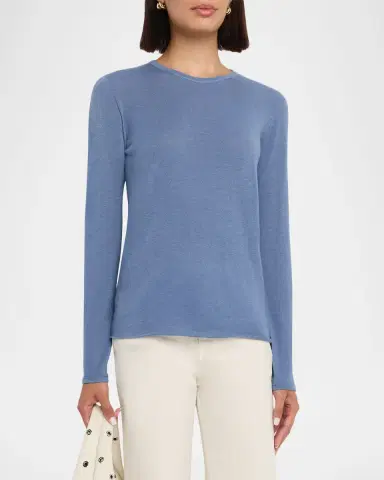 Majestic Filatures Machine Washable Cashmere Crewneck Pullover | Thumbnail 44