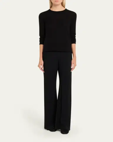 Majestic Filatures Machine Washable Cashmere Crewneck Pullover | Thumbnail 81
