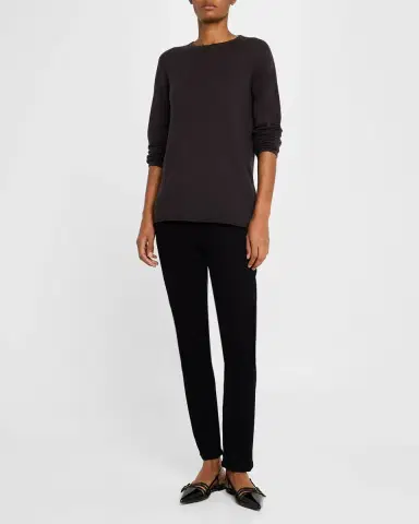 Majestic Filatures Machine Washable Cashmere Crewneck Pullover | Thumbnail 89