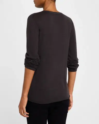 Majestic Filatures Machine Washable Cashmere Crewneck Pullover | Thumbnail 90