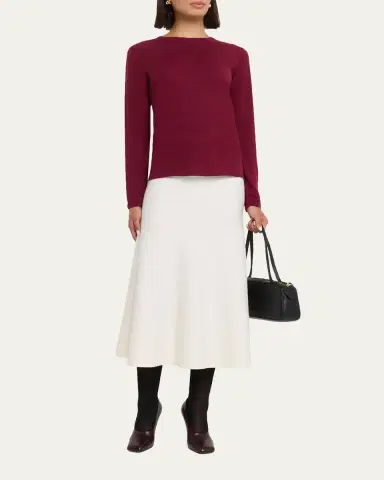 Majestic Filatures Machine Washable Cashmere Crewneck Pullover | Thumbnail 94
